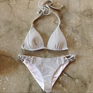 Frankie’s Bikini “Coco” Striped Set - Size S
